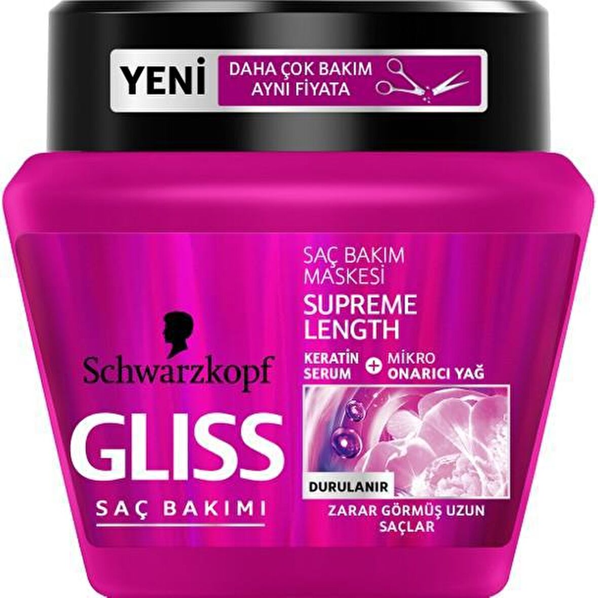 Gliss Supreme Length Bakım Maskesi 300 Ml Zarar Görmüş Uzun Saçlar