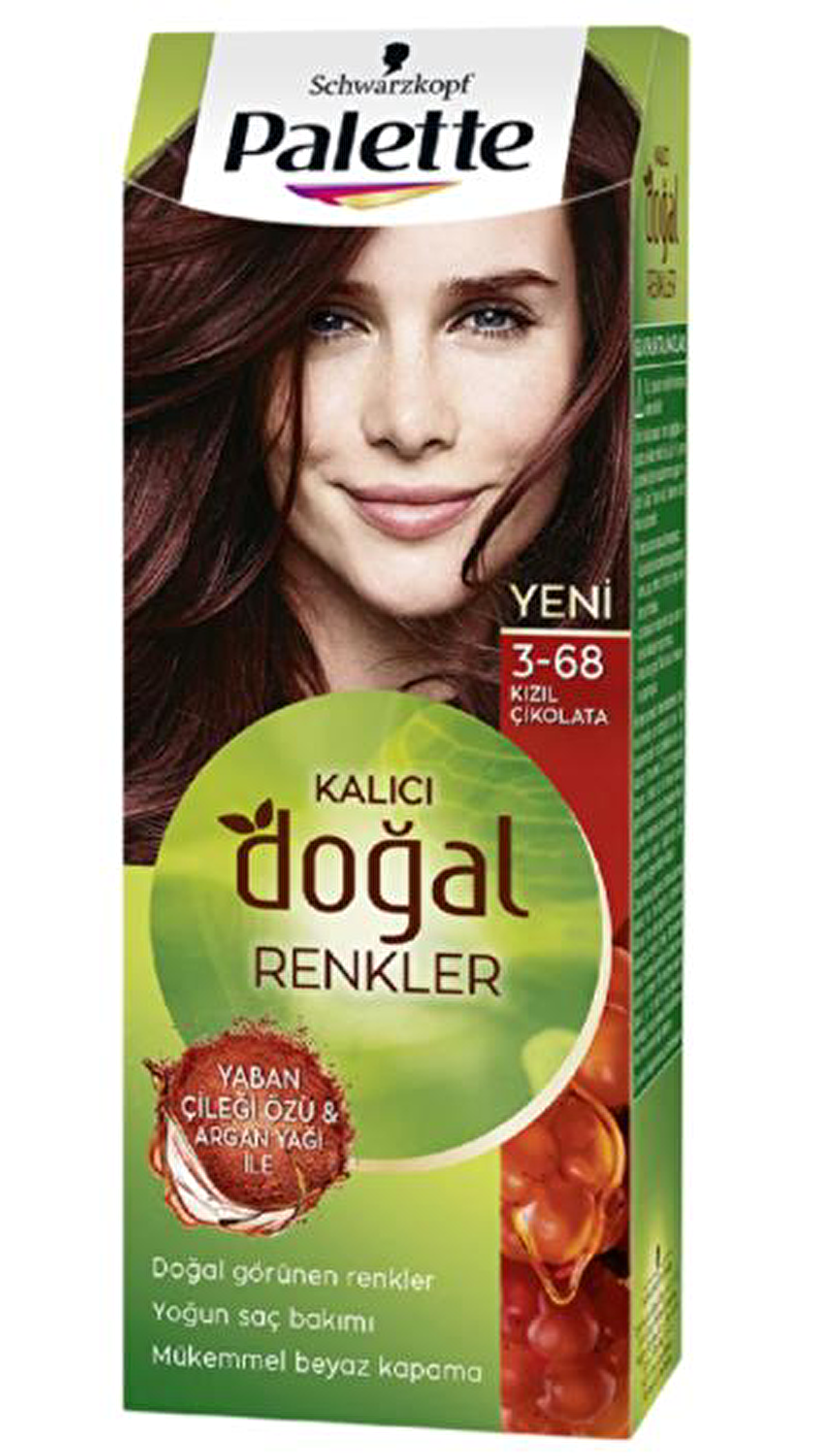Palette Kalıcı Doğal Renkler 3-68 Kızıl Çikolata