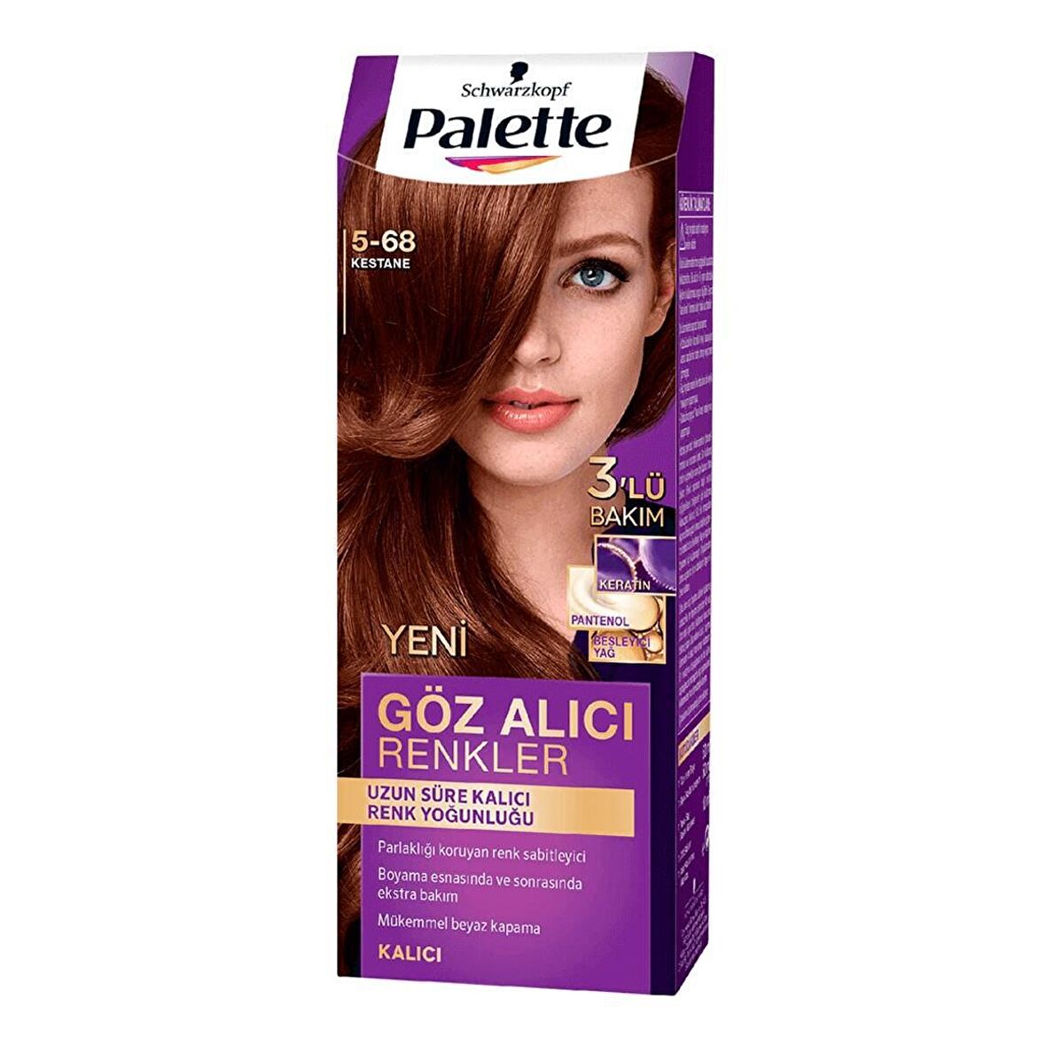 Palette Göz Alıcı Renkler 5-68 Kestane