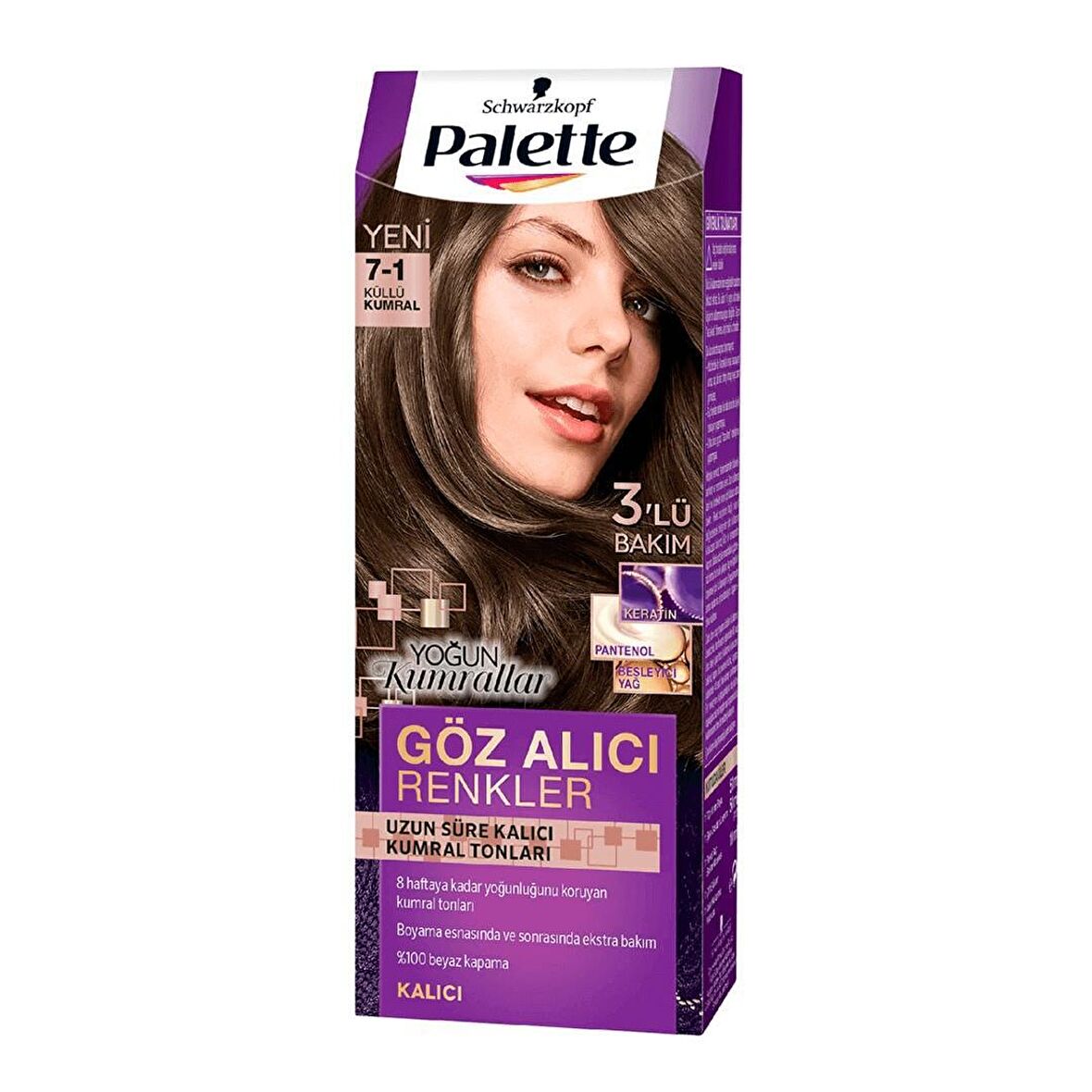 Palette Göz Alıcı Renkler 7-1 Küllü Kumral