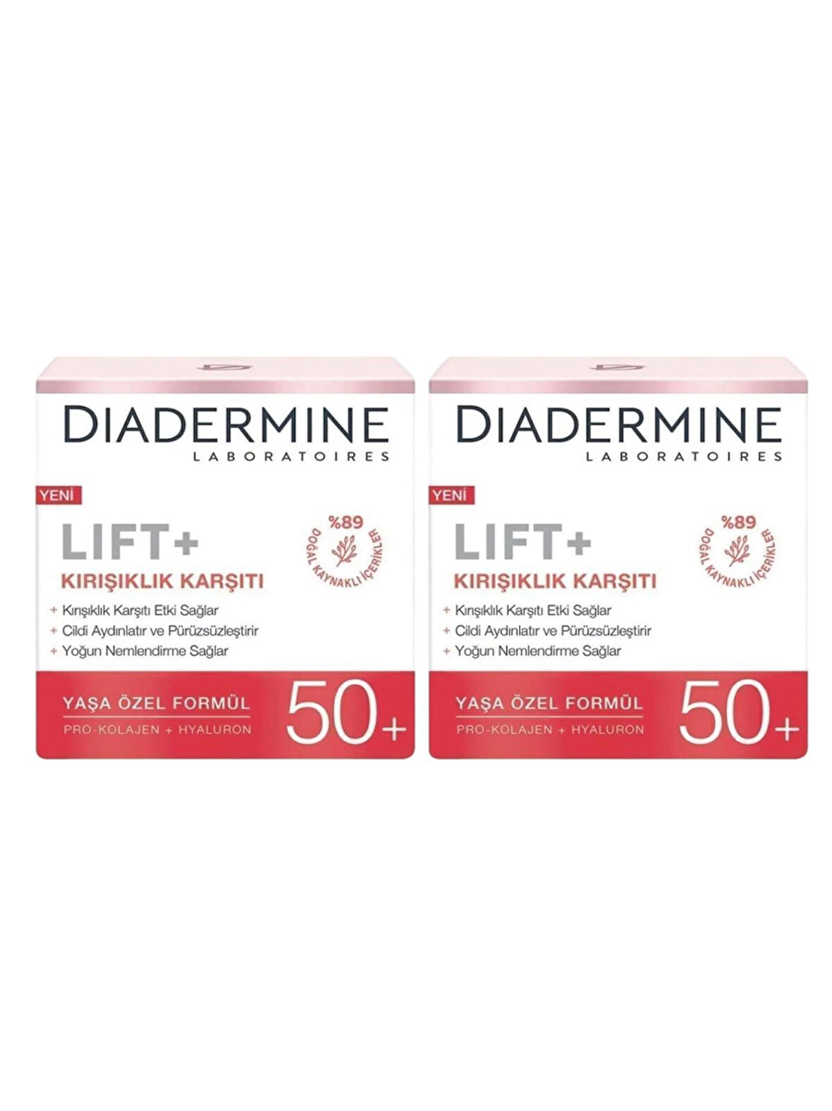 Lift+ Kırışıklık Karşıtı 50+ Yaşa Özel Formül 50ml X 2 Adet