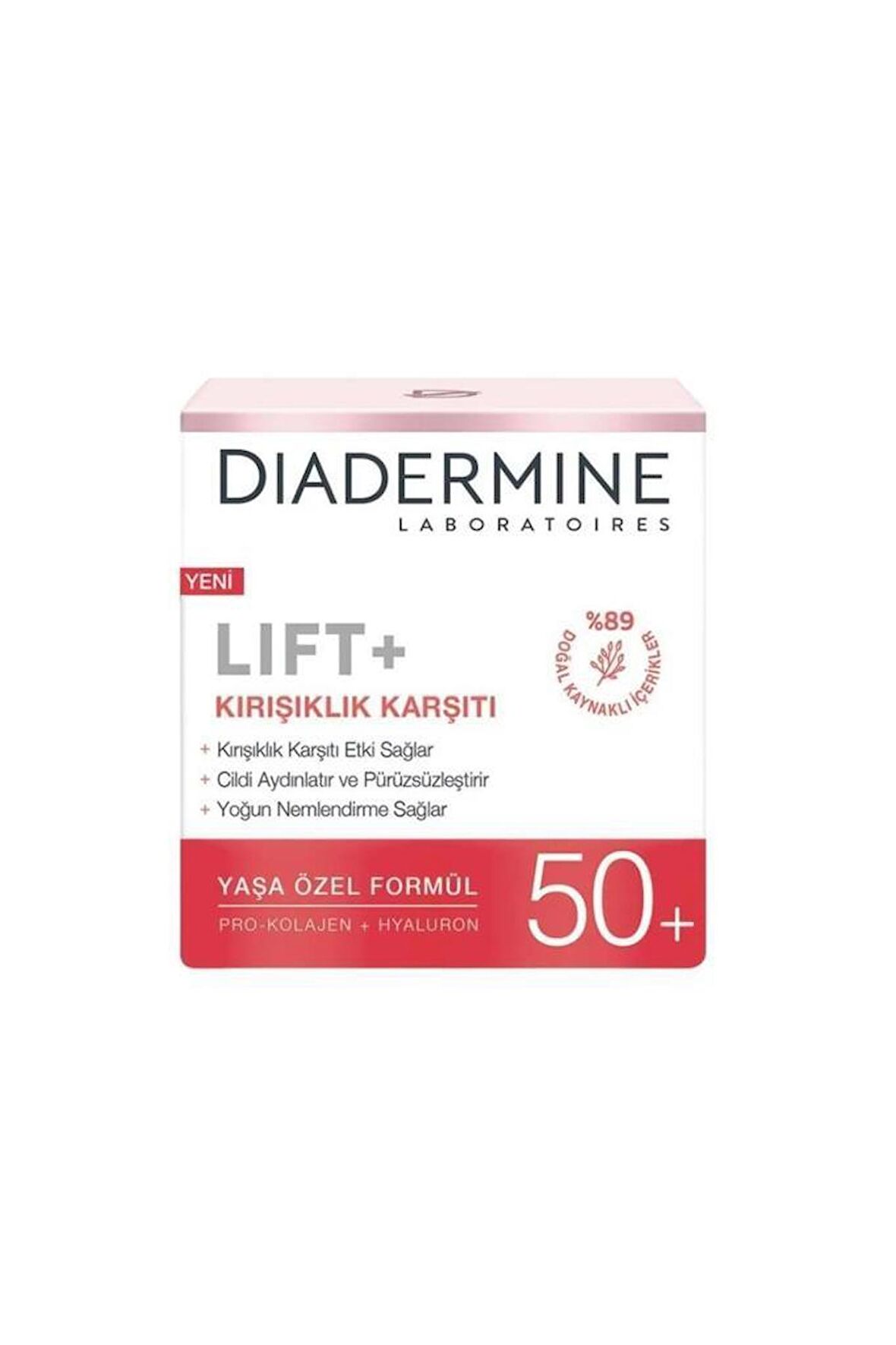 Diadermine Lift+Kırşıklık Karşıtı +50 Yaşa Özel Formül 50 ml 