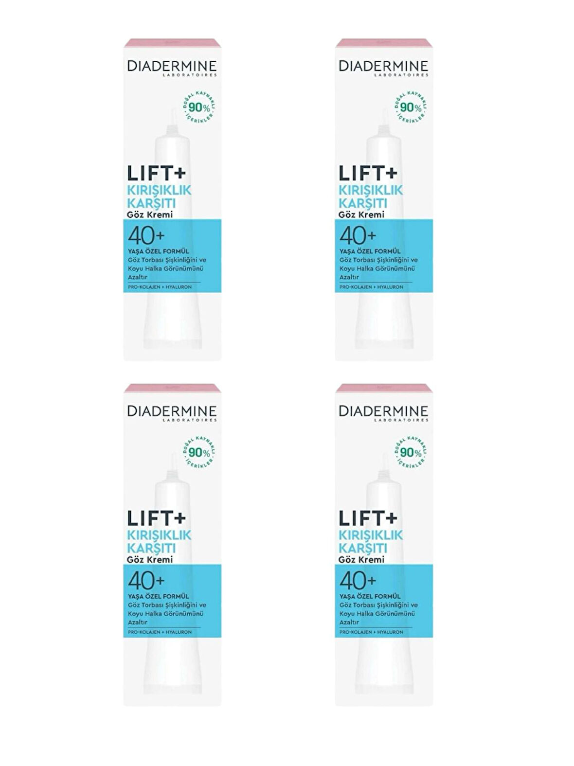 Lift+ Kırışıklık Karşıtı 40+ Göz Kremi 15 Ml X 4 ADET