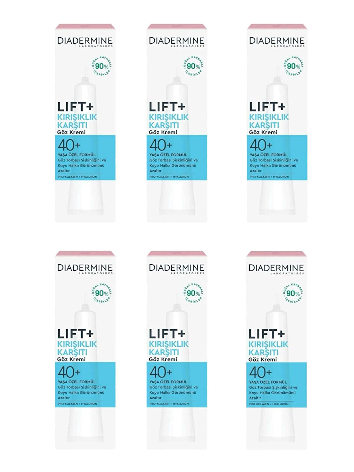 Lift+ Kırışıklık Karşıtı 40+ Göz Kremi 15 Ml X 6 ADET