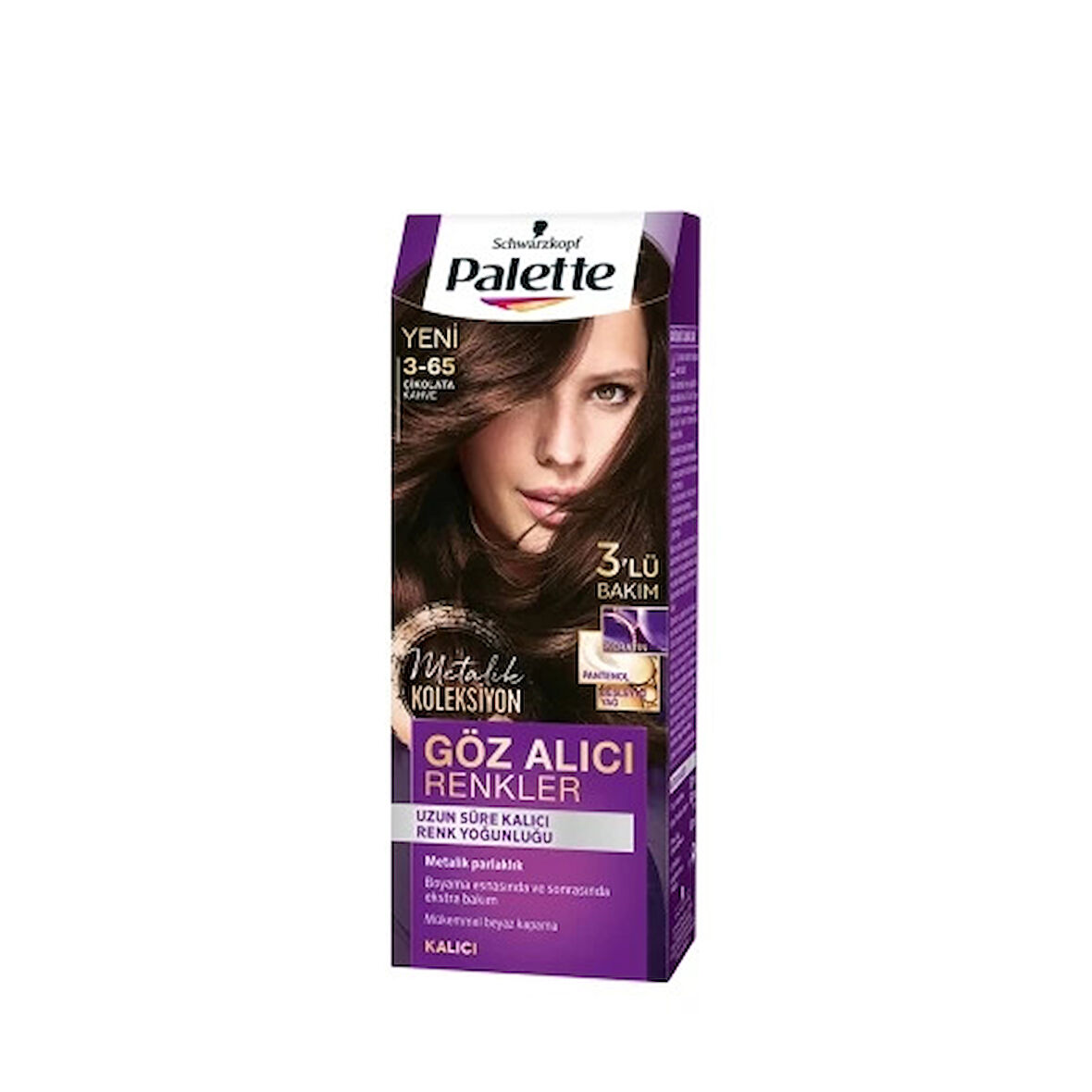  Palette Göz Alıcı Renkler 3-65 Çikolata Kahve Yeni 