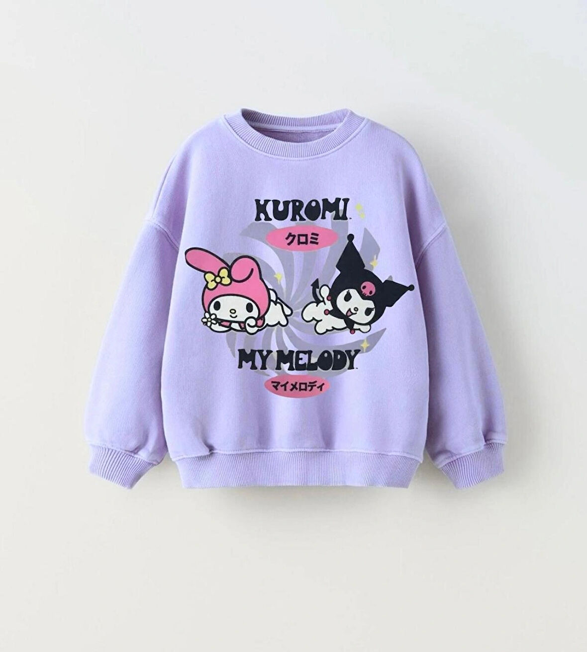 Kuromi kız çocuk sweatshirt 