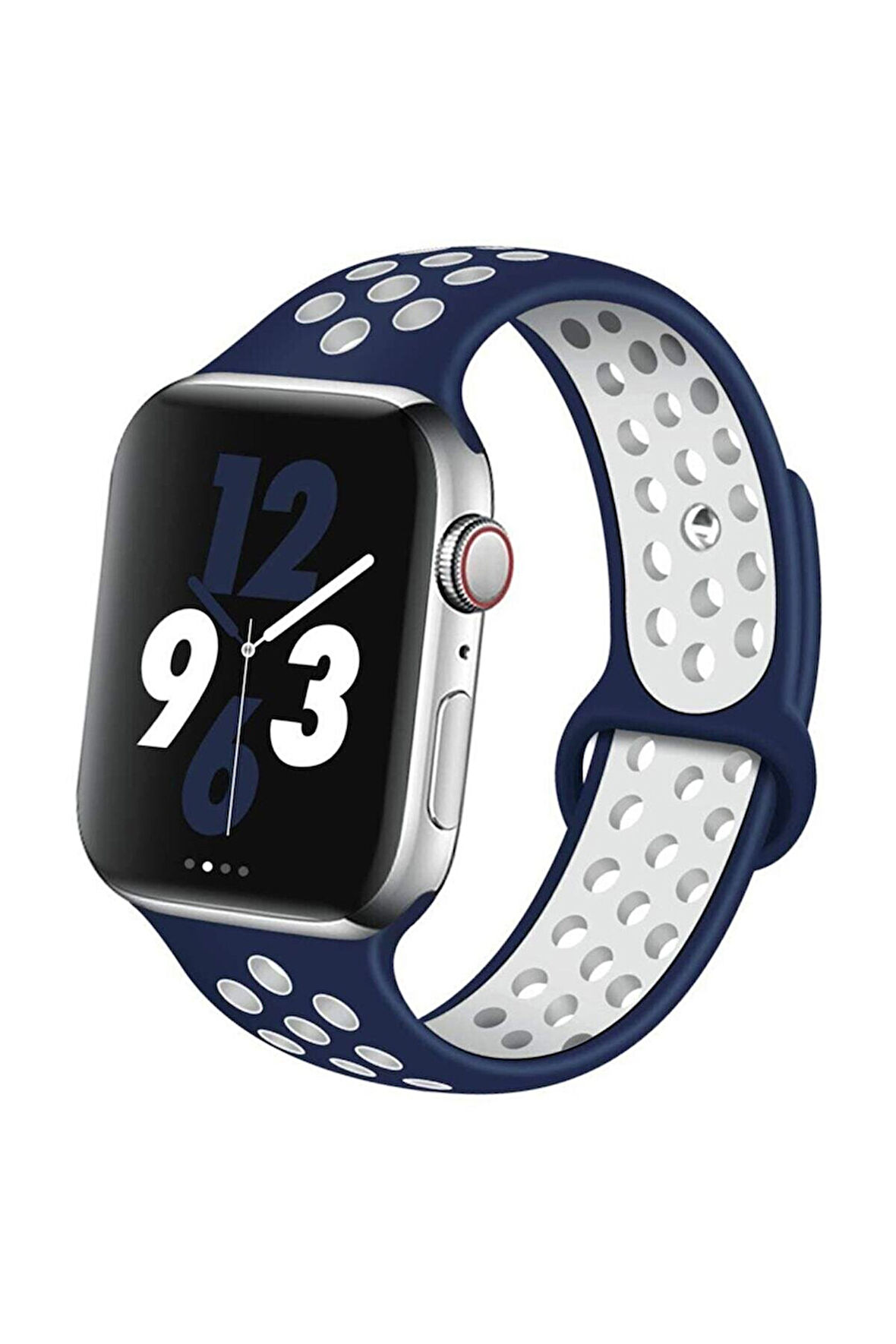 Apple Watch Silikon Delikli Kordon Iwatch Uyumlu Kayış Seri 1 | 2 | 3 | 4 | 5 | 6 Seri 38 & 40mm