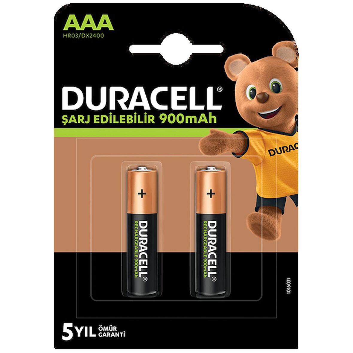 Duracell 900 Mah Şarjlı İnce Pil 2&amp;apos;li