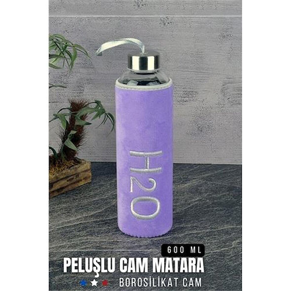 TransForMacion 12+2 ADET Missana Peluşlu Cam Matara 600 ML 718271