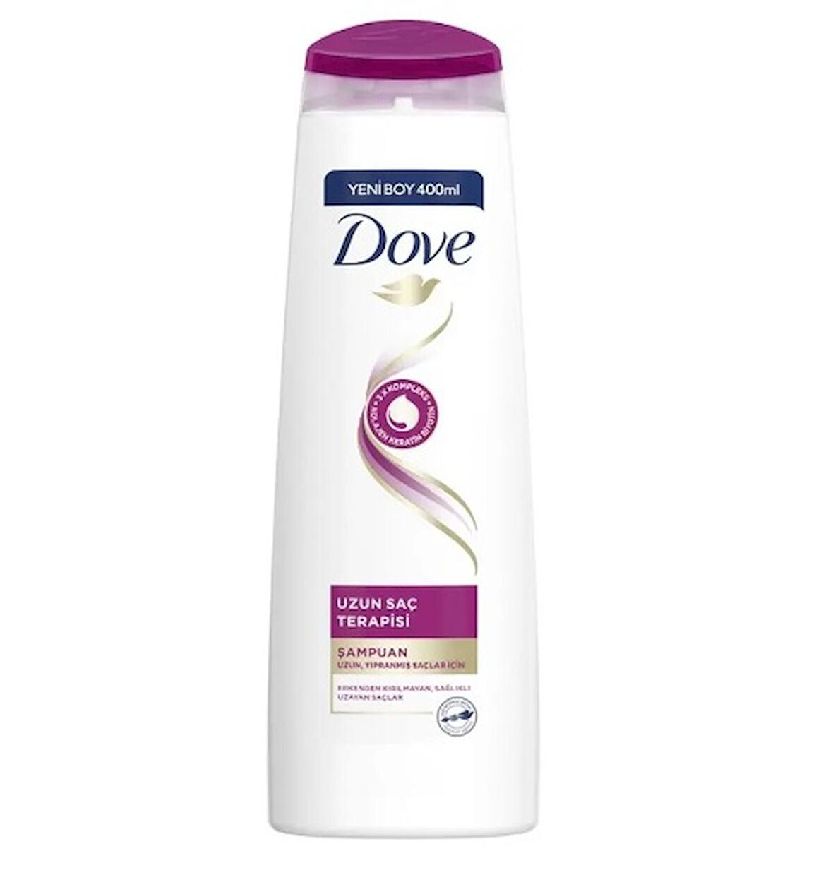 Dove Şampuan Uzun Saç Terapisi 400 ml x 6 Adet