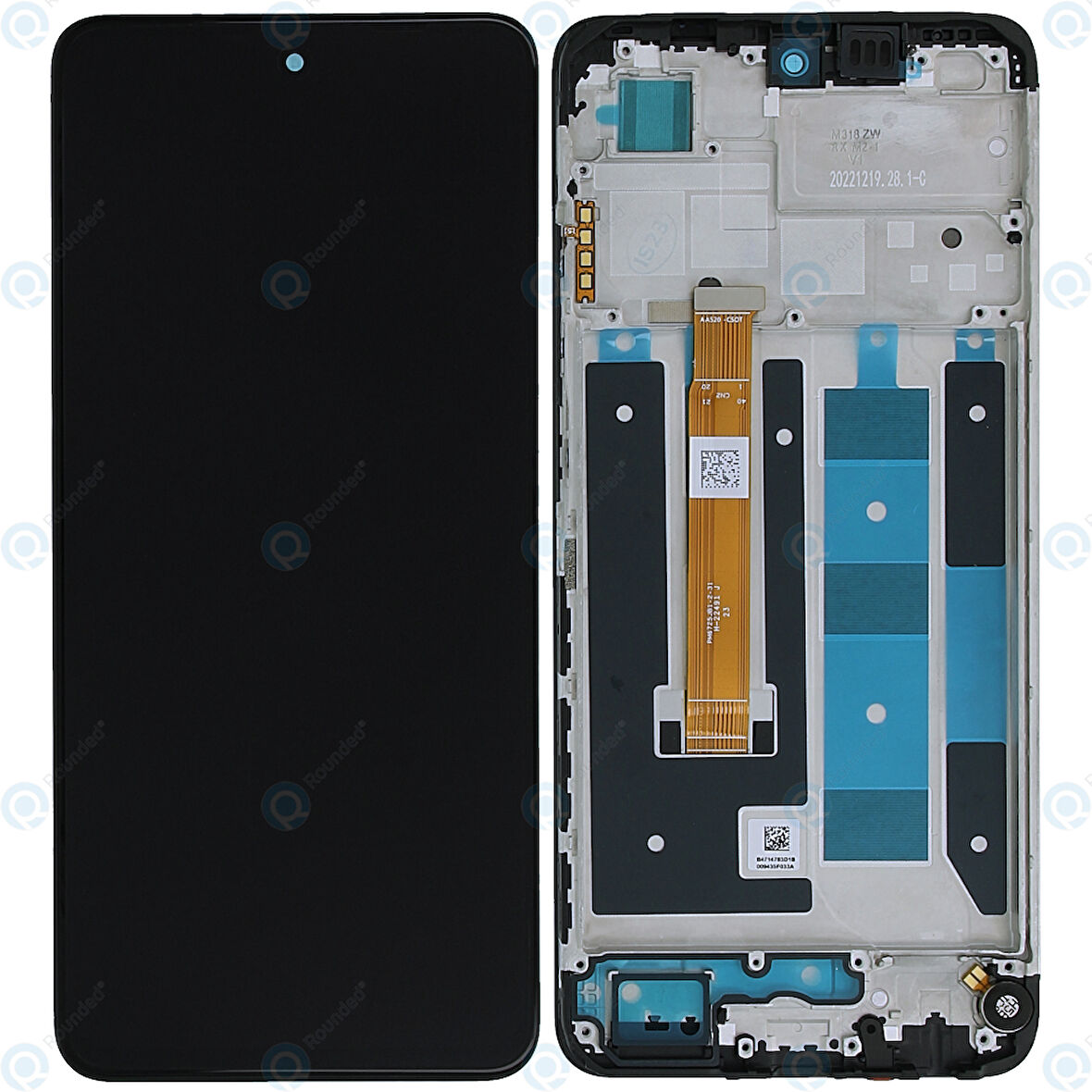 Oppo Realme C55 Uyumlu Çıtalı LCD Ekran + Dokunmatik RMX3710