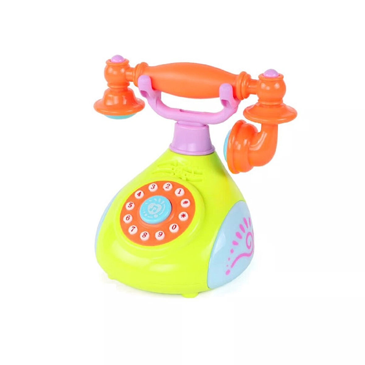 Klasik Stil Pilli Müzikli Çocuk Telefonu