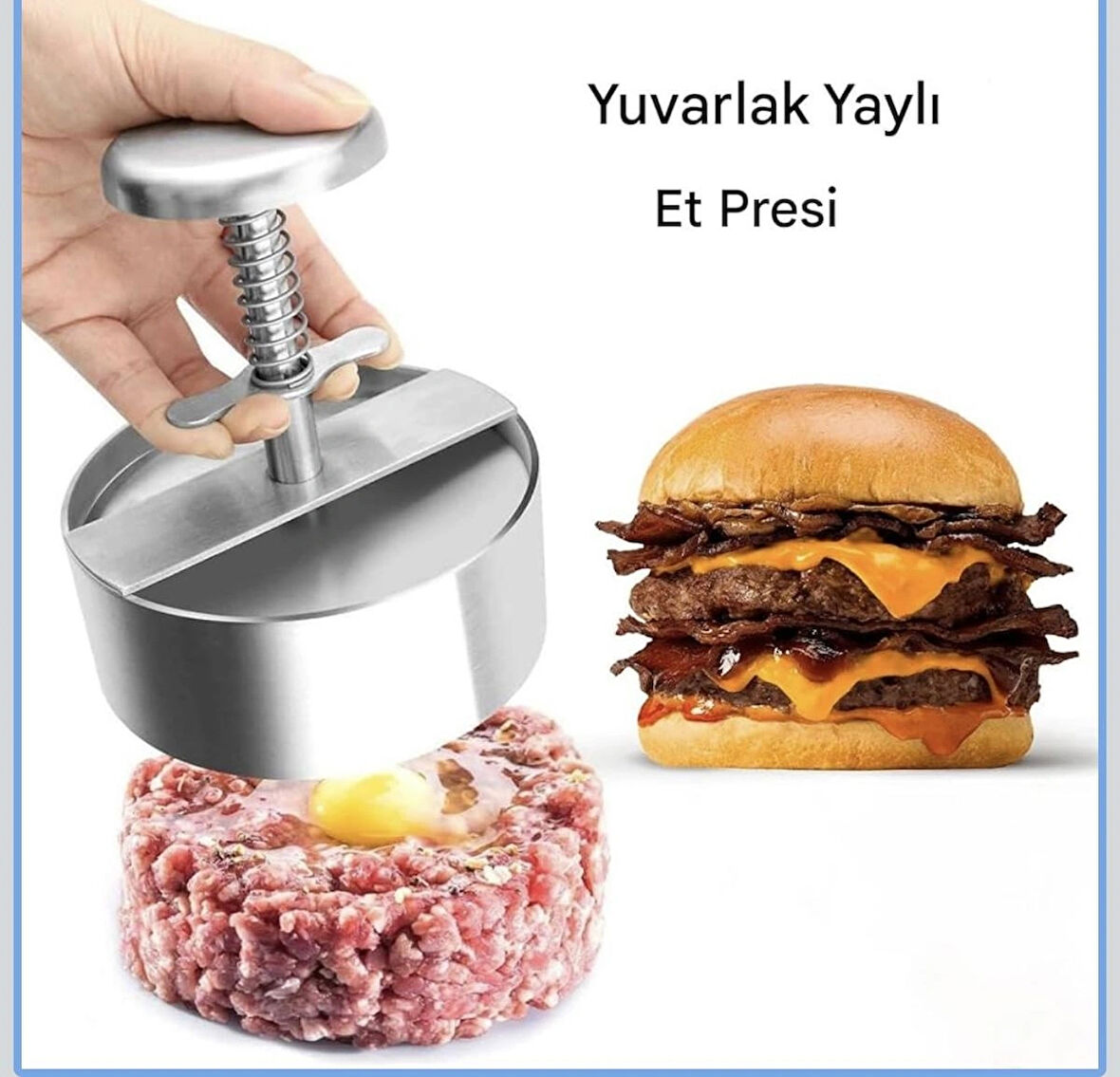 Hamburger press makinesi 