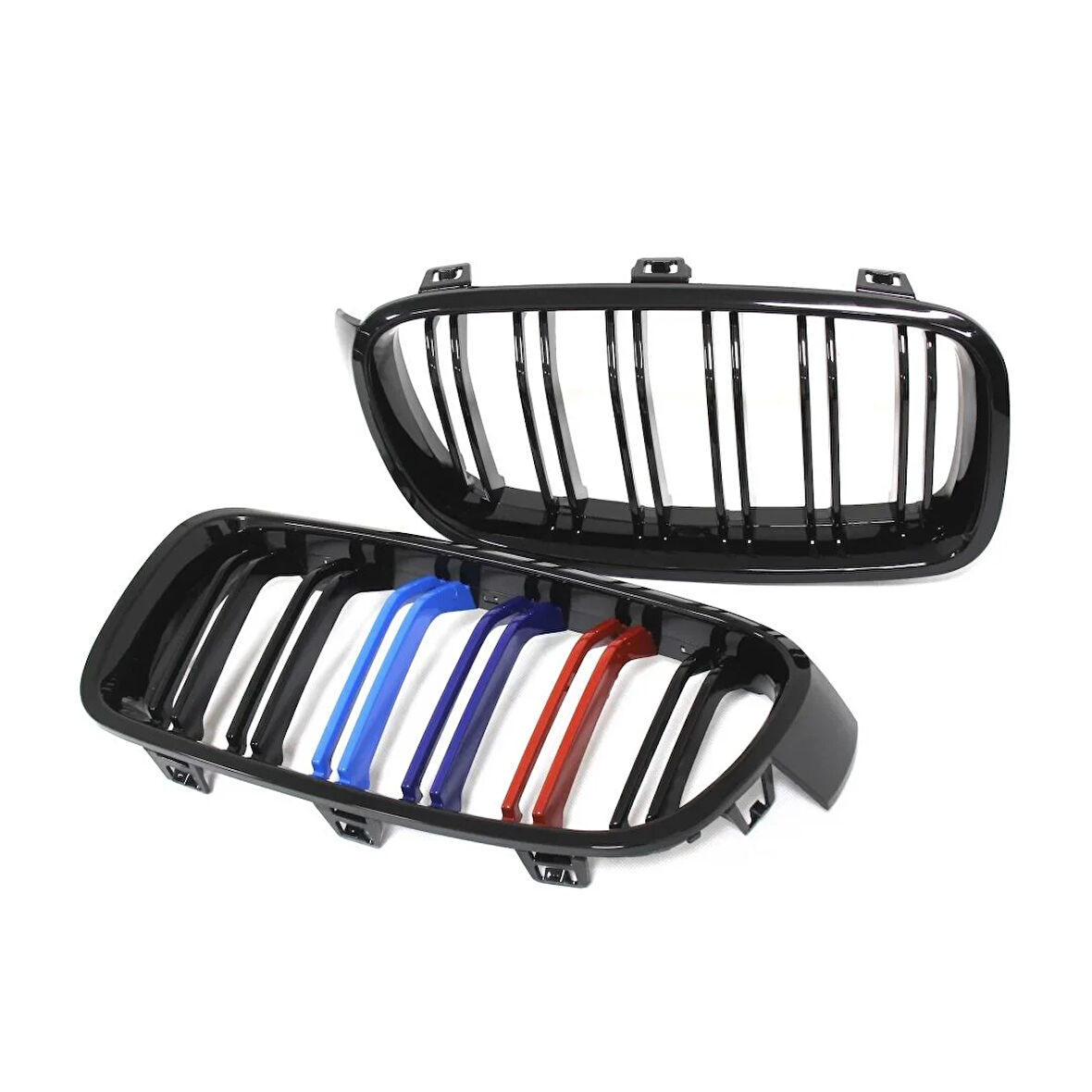 Bmw 3 Serisi F30 2012-2018 M3 Görünüm Böbrek Çift Çizgi Panjur M Renk