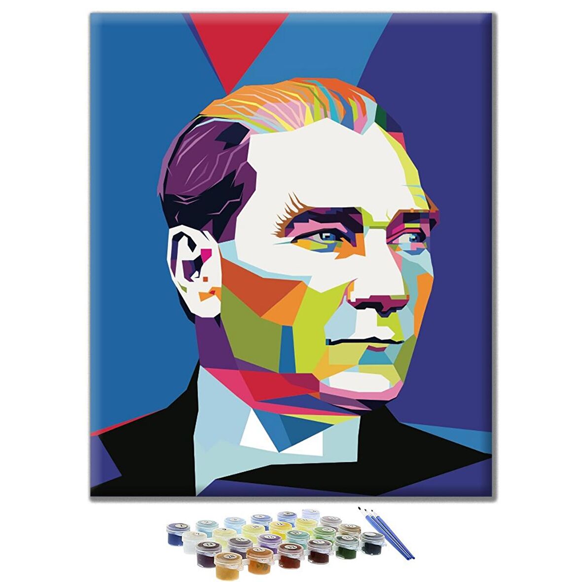 Sayılarla Boyama Seti - Atatürk