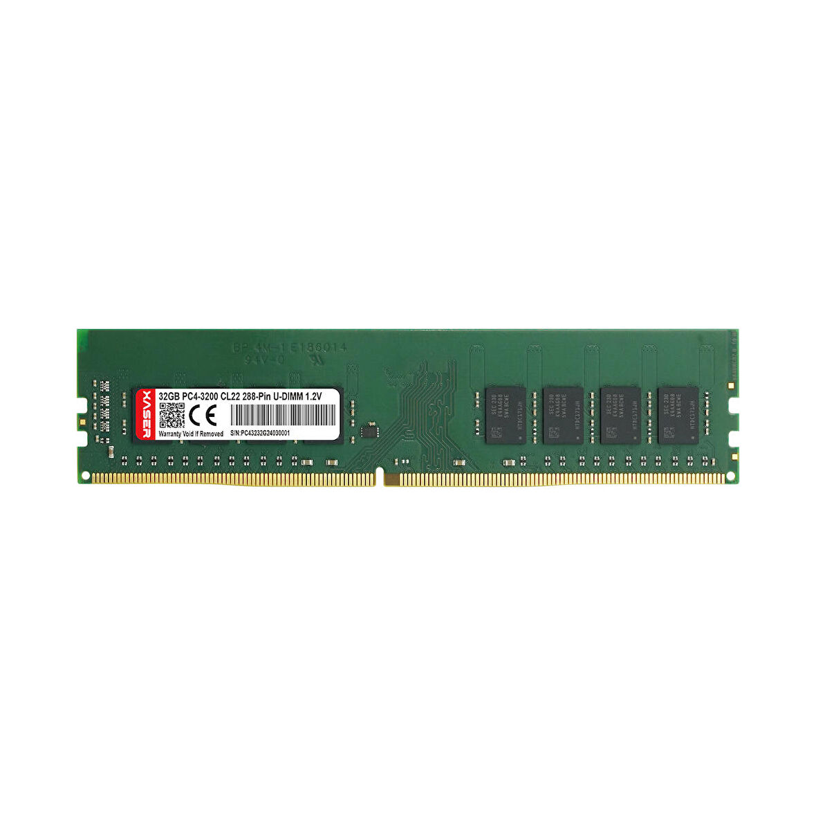 Xaser 32GB 3200 DDR4 PC RAM SOĞUTUCUSUZ