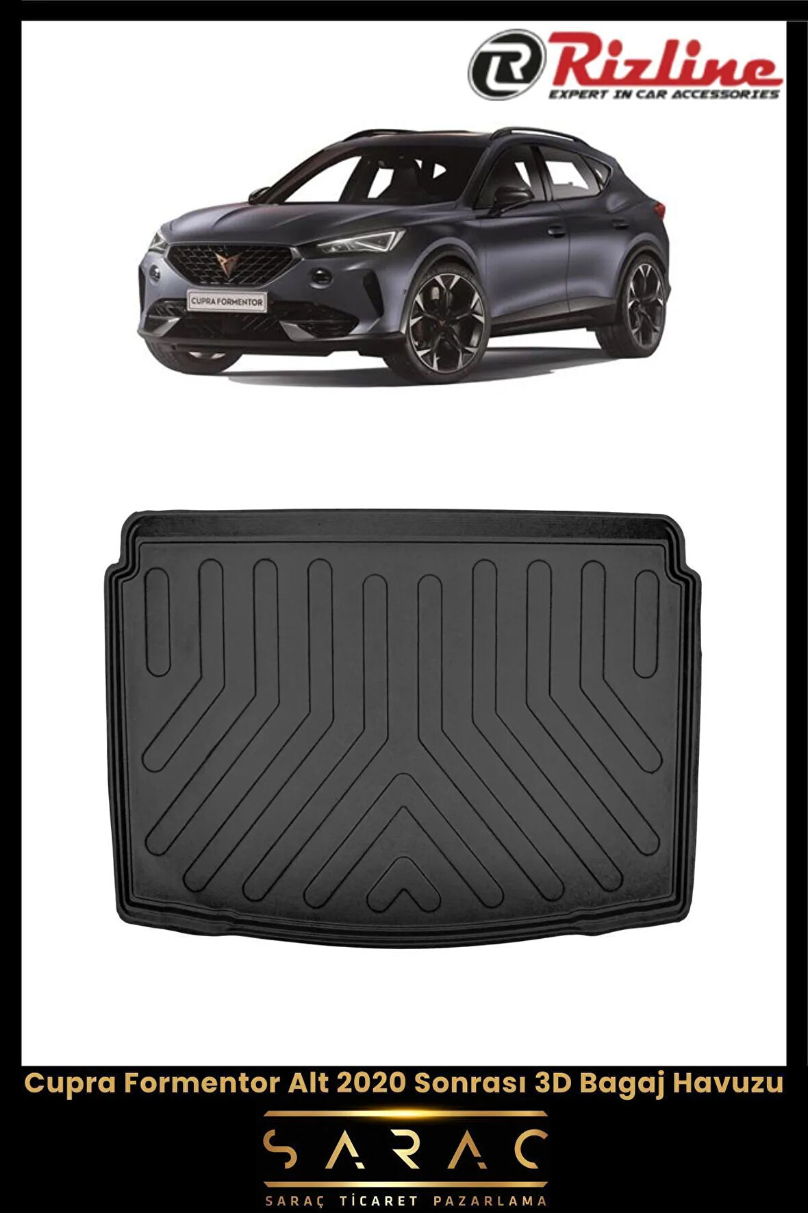 Rizline Cupra Formentor 2024 Model Alt 3D Bagaj Havuzu