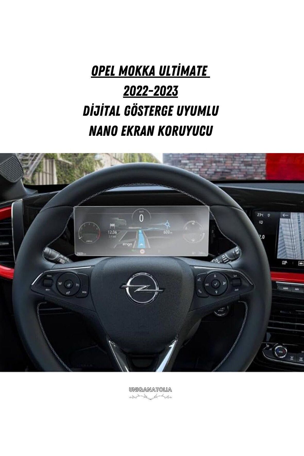 Opel Mokka Ultimate 2022 2023 12 Inç Dijital Gösterge Uyumlu Nano Ekran Koruyucu