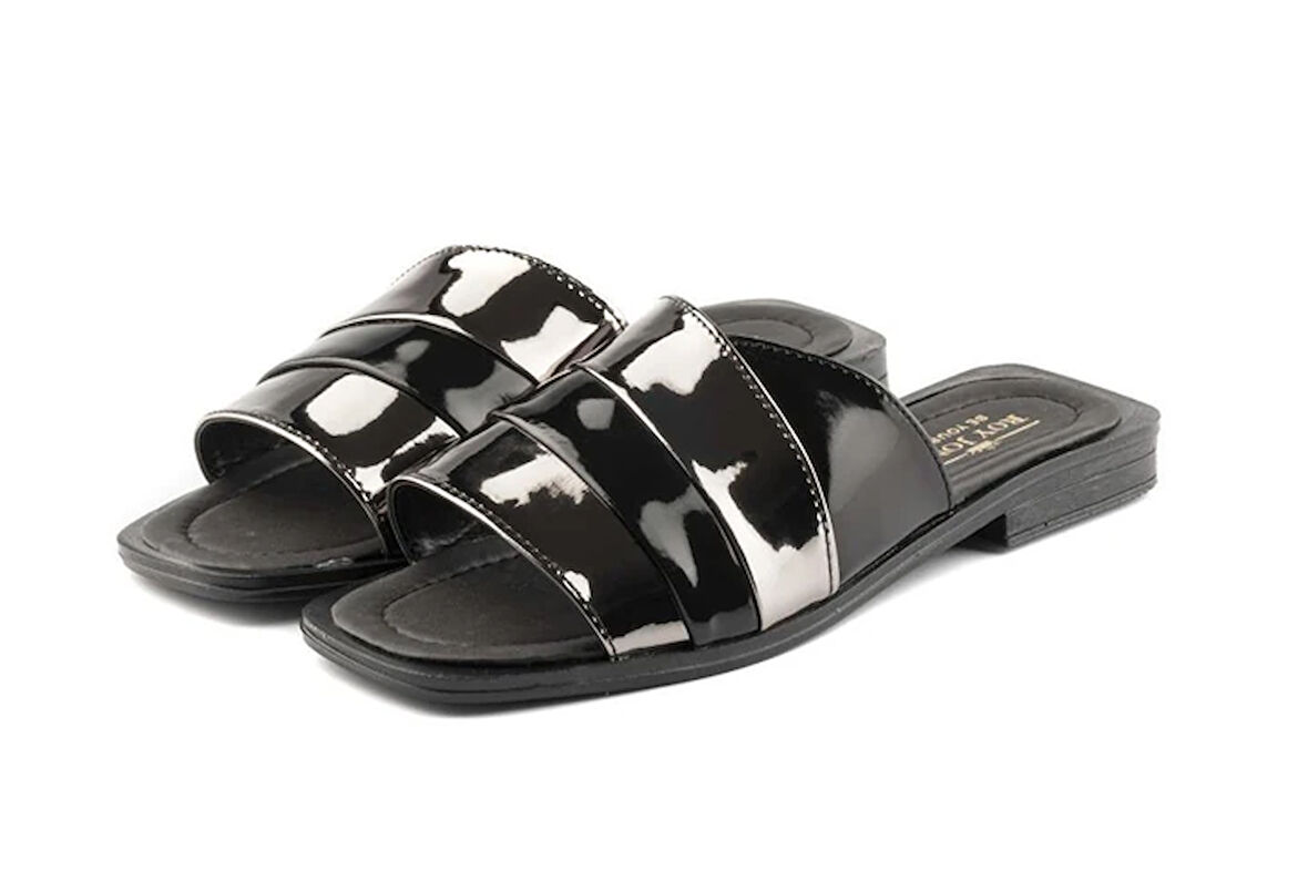 Kuşaklı Garnili Kadın Terlik Dış Mekan Ve Ev Çeyiz Günlük Rahat Ökçeli Terlik