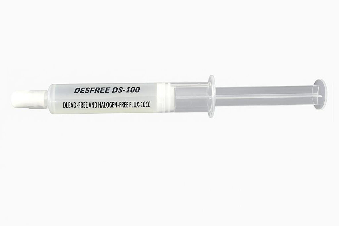 DESFREE DS-100 KURŞUNSUZ HALOGEN FREE 10CC ŞIRINGA FLUX