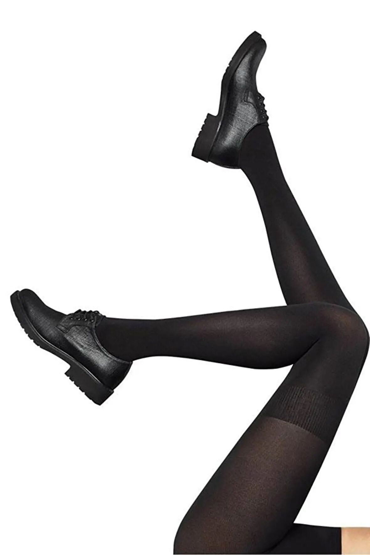 Over Knee 60 Den Desenli Külotlu Çorap (1362)