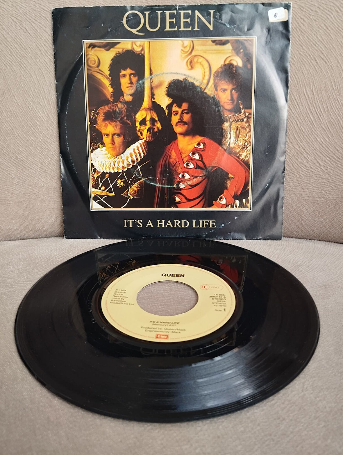 Queen – It’s A Hard Life  - 1984 Hollanda Basım 45 lik Plak