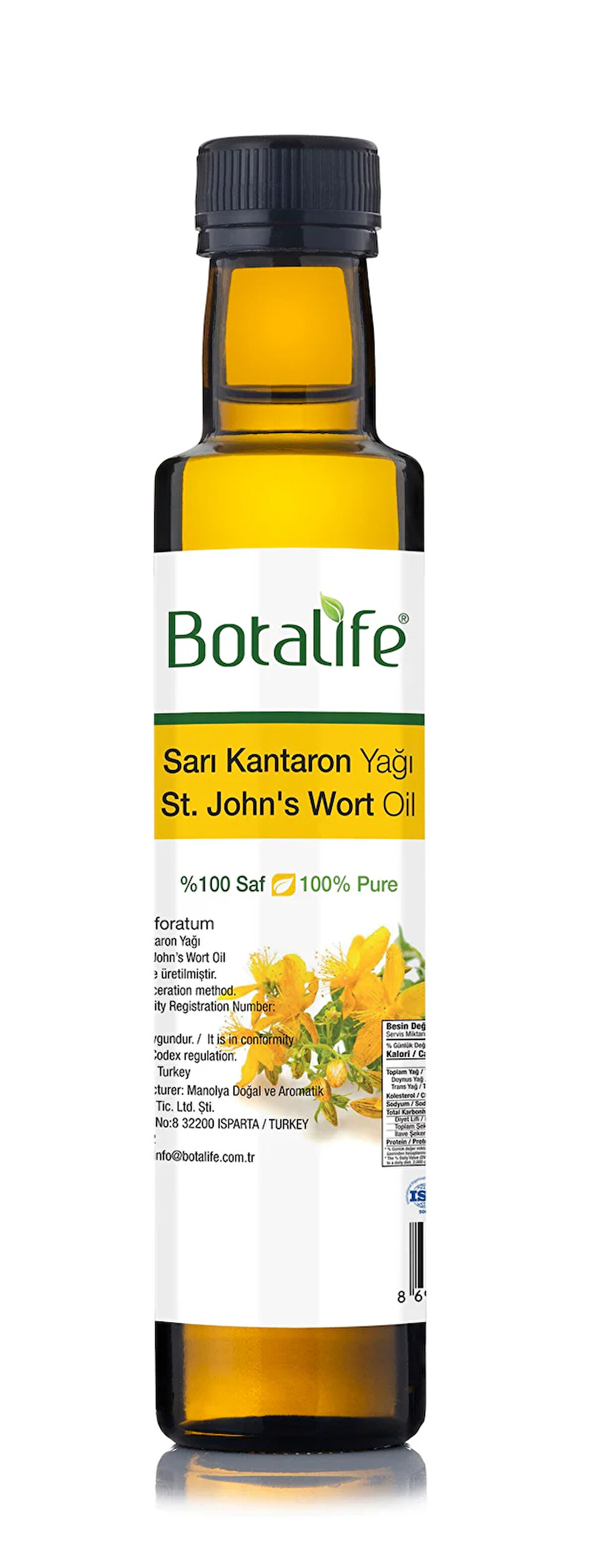 Botalife Saf ve Doğal Sarı Kantaron Yağı 250ml