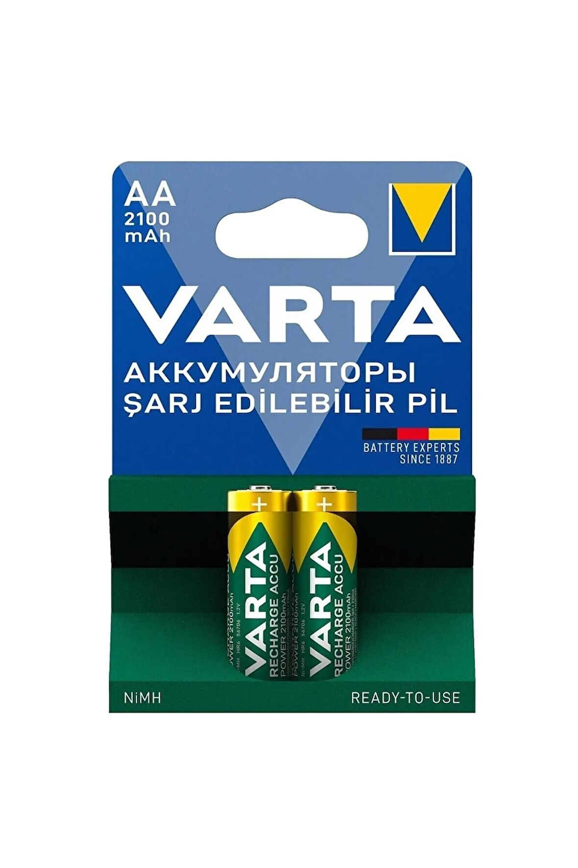 Şarjlı Kalem Pil 2 Li 2100 Mah 56706
