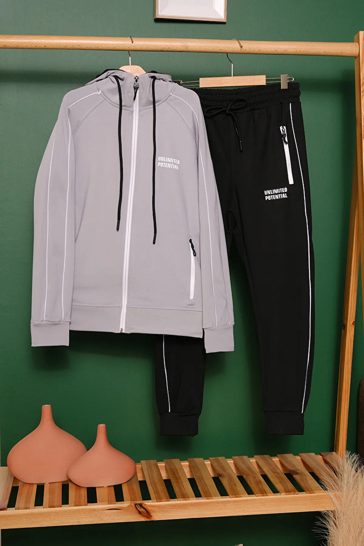 Unlimited Potential Dalgıç Kumaş Unisex Çocuk Eşofman Takımı ESF.1725