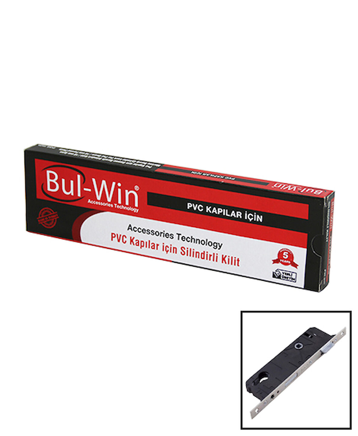 SİLİNDİRLİ PVC KAPI KİLİT P35MM (3877)