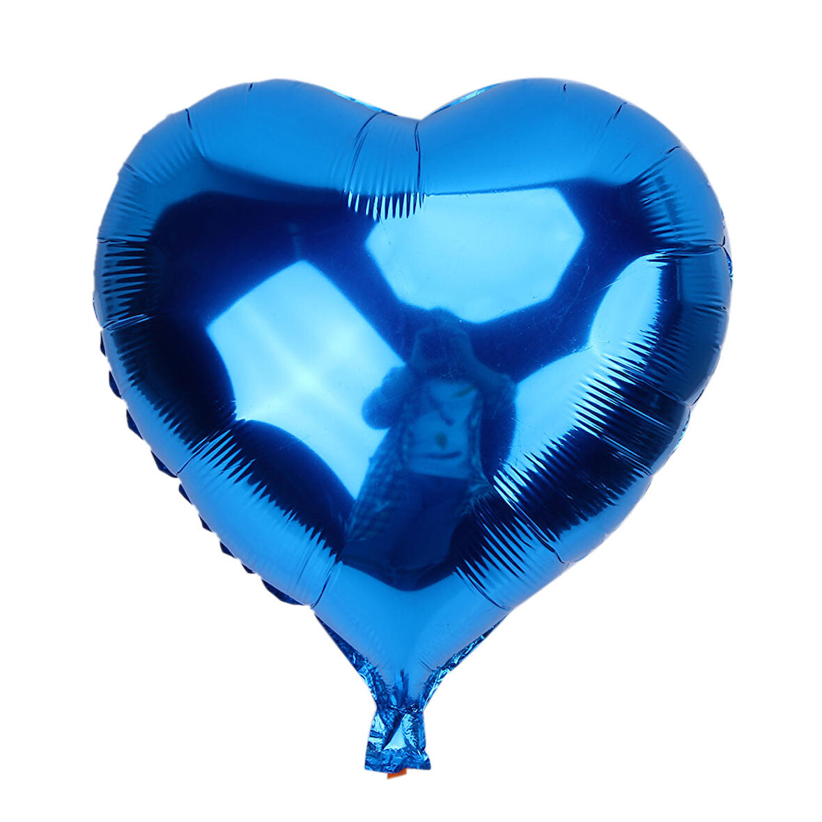 Kalp Balon Folyo Mavi 45 cm 18 inç (3877)