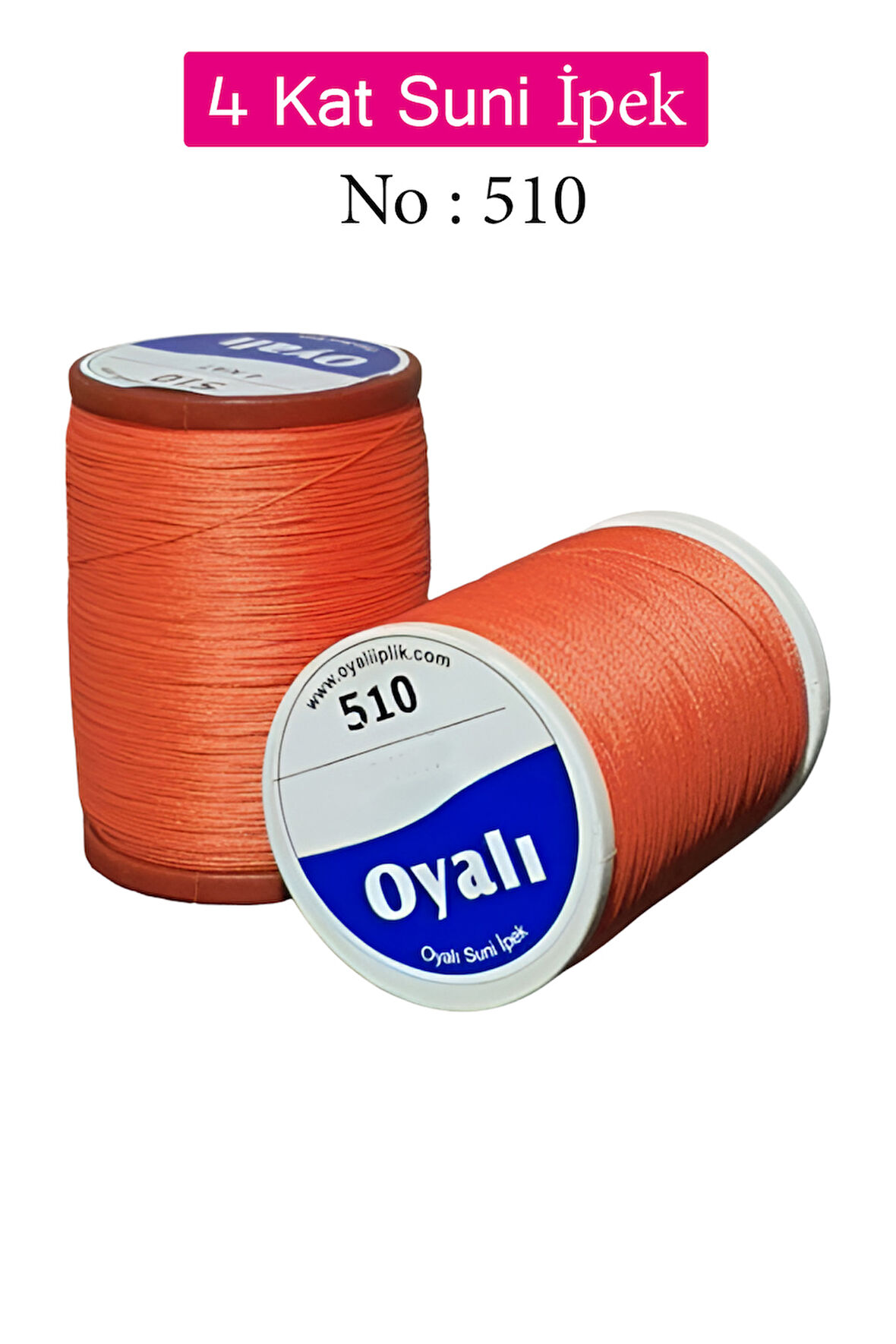 Oyalı 4 Kat Suni İpek İplik İğne Oyası Boncuk İpi Tığ Oyası No:510