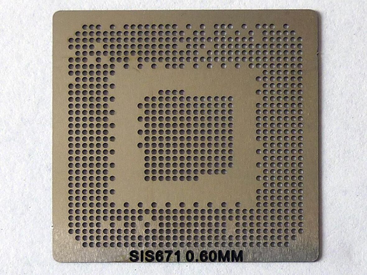 KALIP STENCİL SIS 671 671DX 671FX SIS671DX M672FX SIS672DX 672DX 0,6 MM
