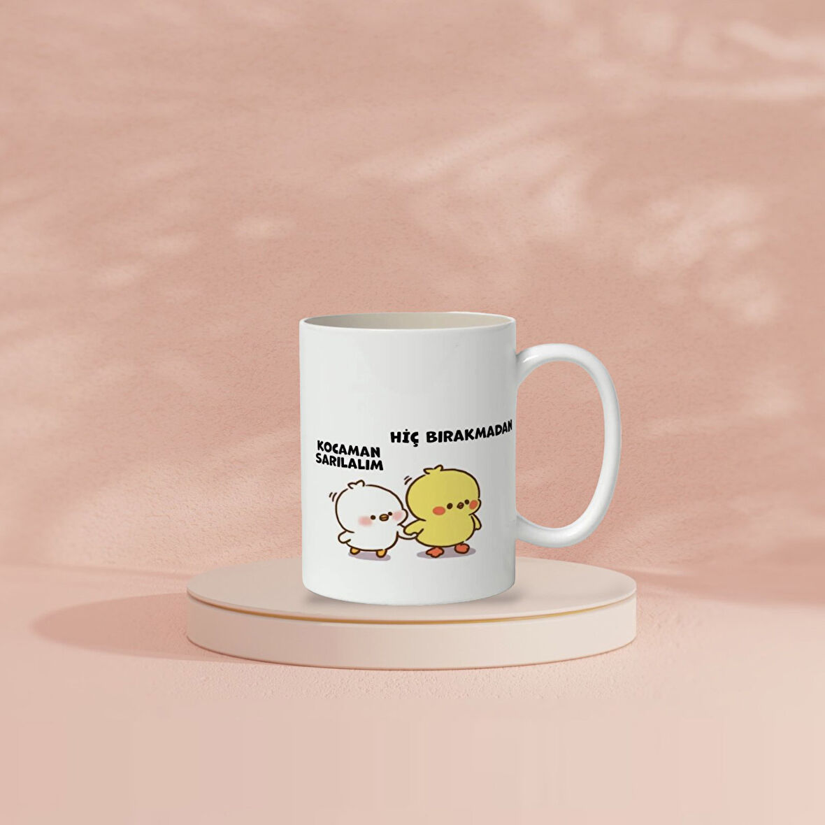 Hediyemi Sevimli Civcivler Tasarımlı Kupa Bardak