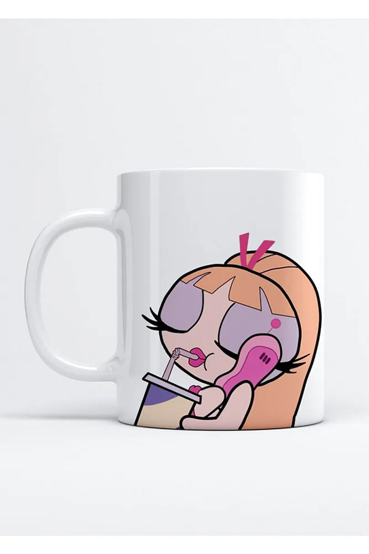 Powerpuff Girls Blossom Porselen Kupa Bardak