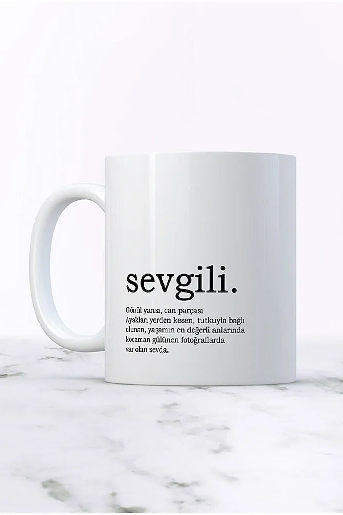 Sevgili Yazılı Kupa Bardak