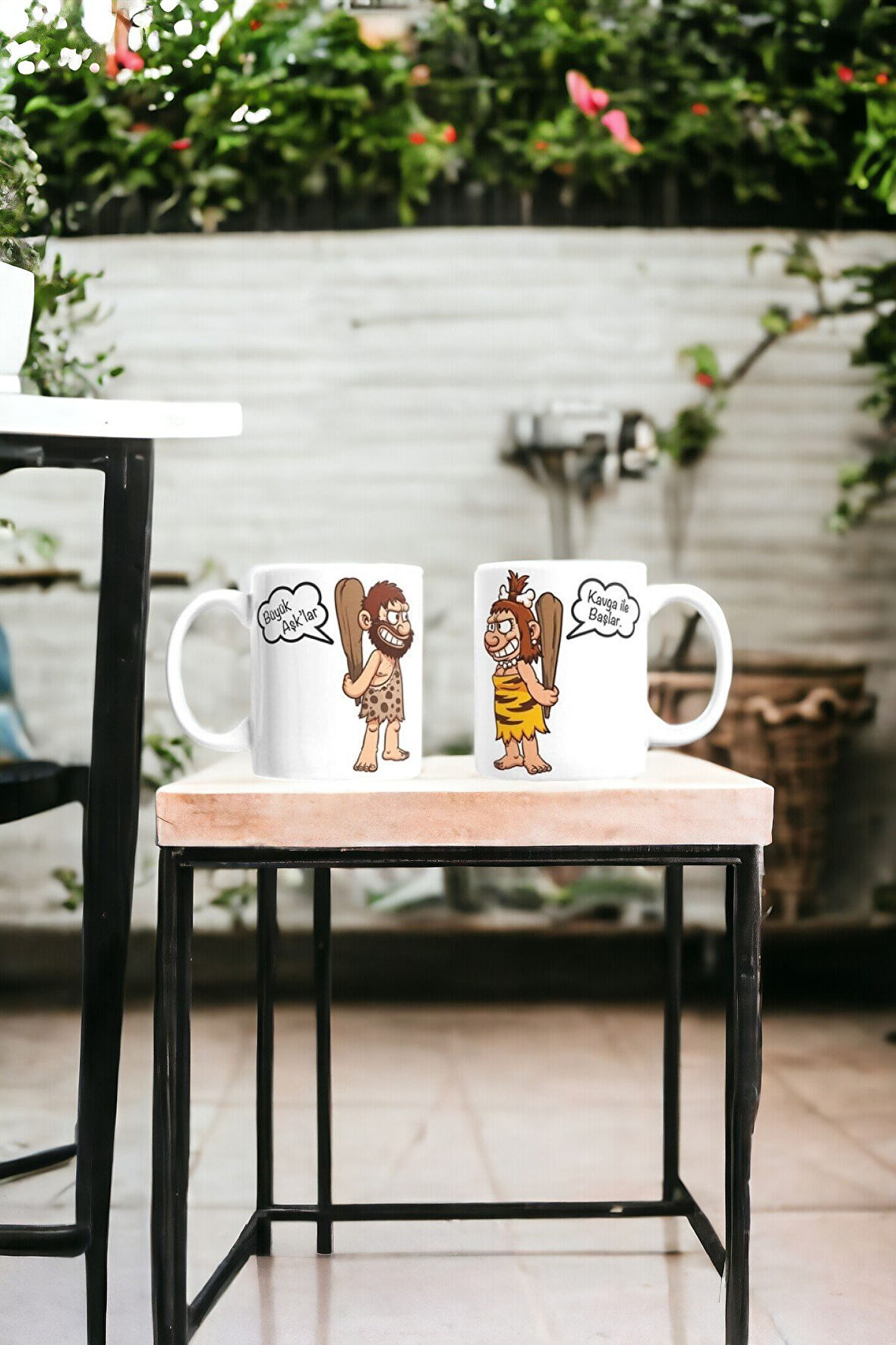 Sevgililer Gününe Özel 2'li Set / Kişiselleştirilebilir Tasarım Baskılı