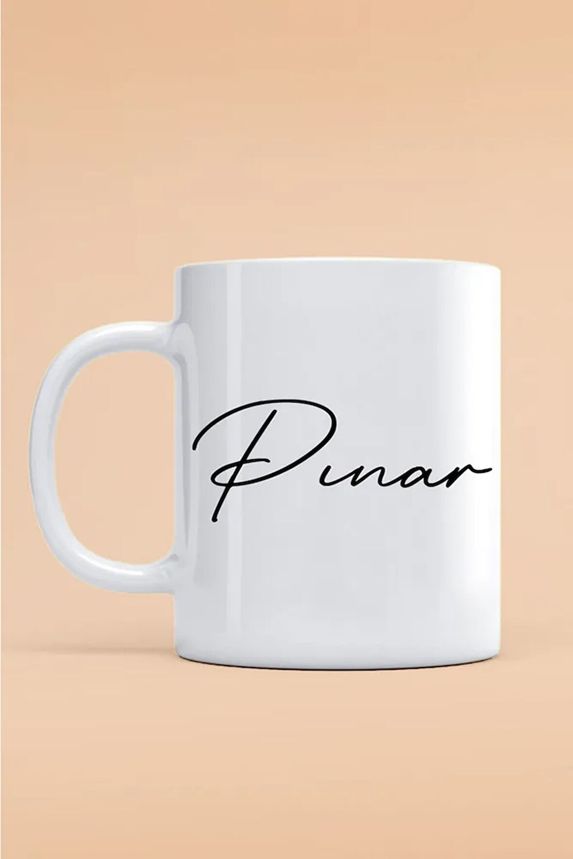 Pınar Yazılı Kupa Bardak - Baskılı Kupa Bardak - Baskılı Fincan - Isimli Bardak