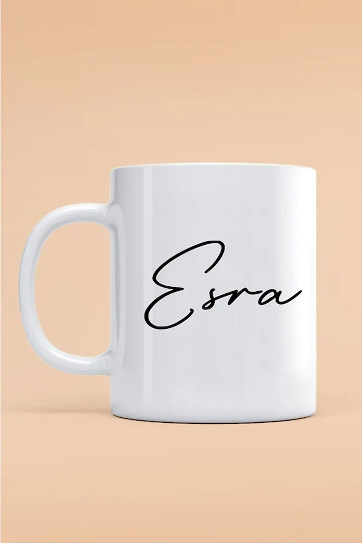 Esra Yazılı Kupa Bardak Baskılı Kupa Bardak Baskılı Fincan İsimli Bardak