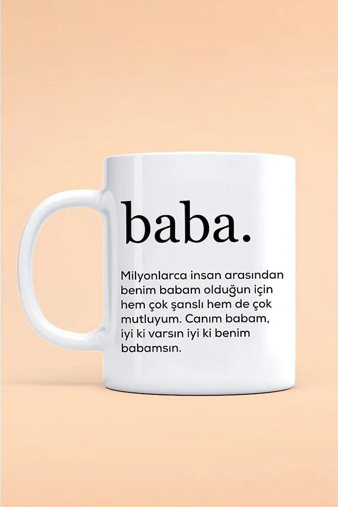Babalar Gününe Özel Kupa Bardak - Babaya Hediye - Hediye Bardak