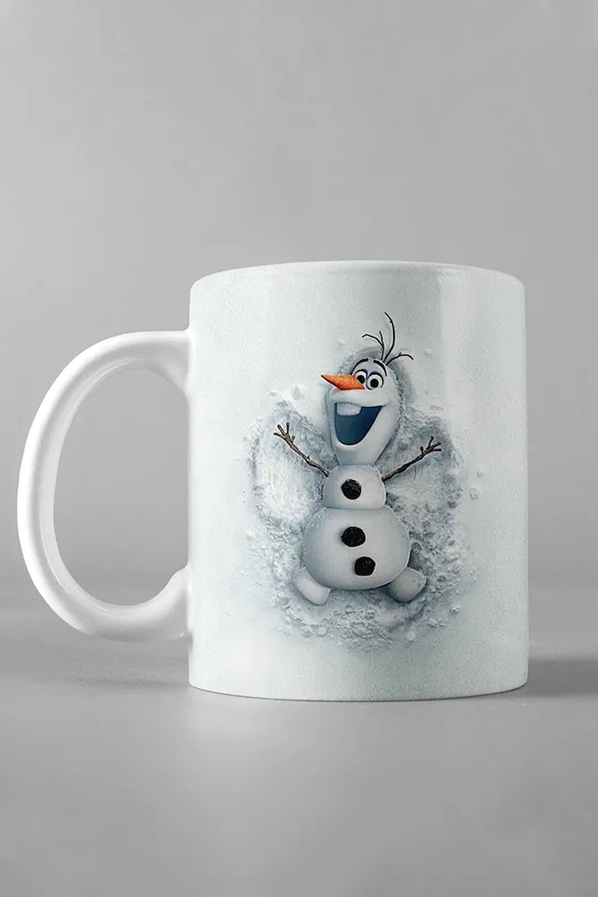 En Güzel Yılbaşı Noel Hediyesi Neşeli Kardan Adam Papel Parede Olaf Baskılı Kupa Bardak