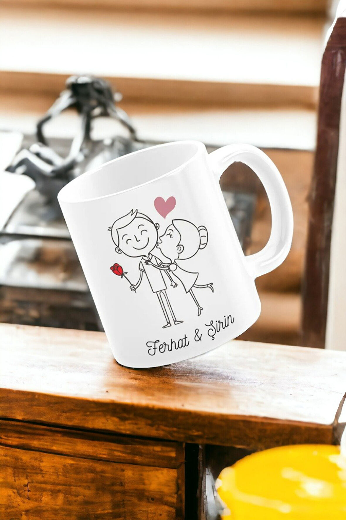 Hediyemi İsme Özel Sevgili Baskılı  Kupa Bardak 2