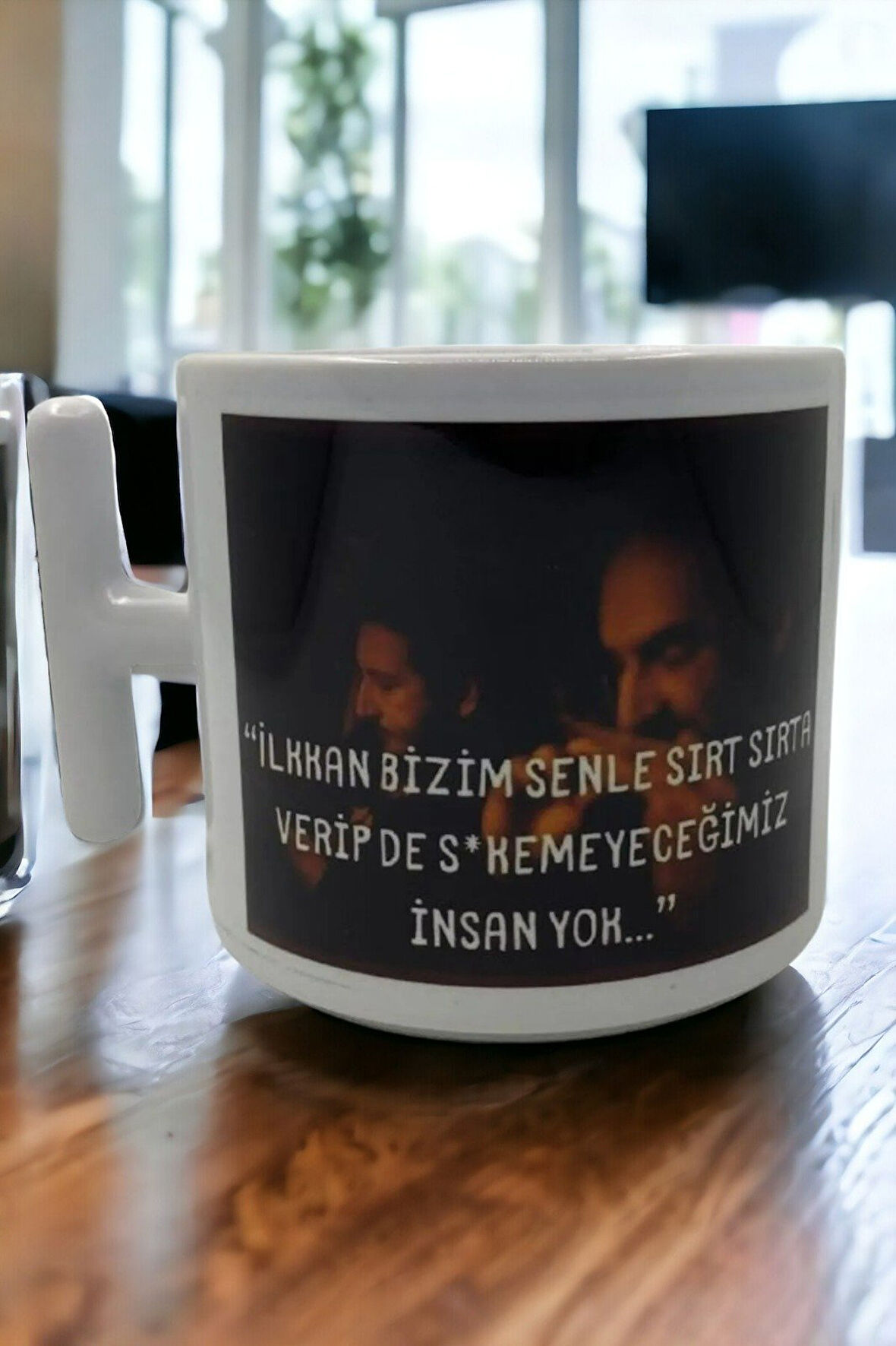 Hediyemi Gibi Sözlü Tasarımlı T Kupa Bardak Porselen