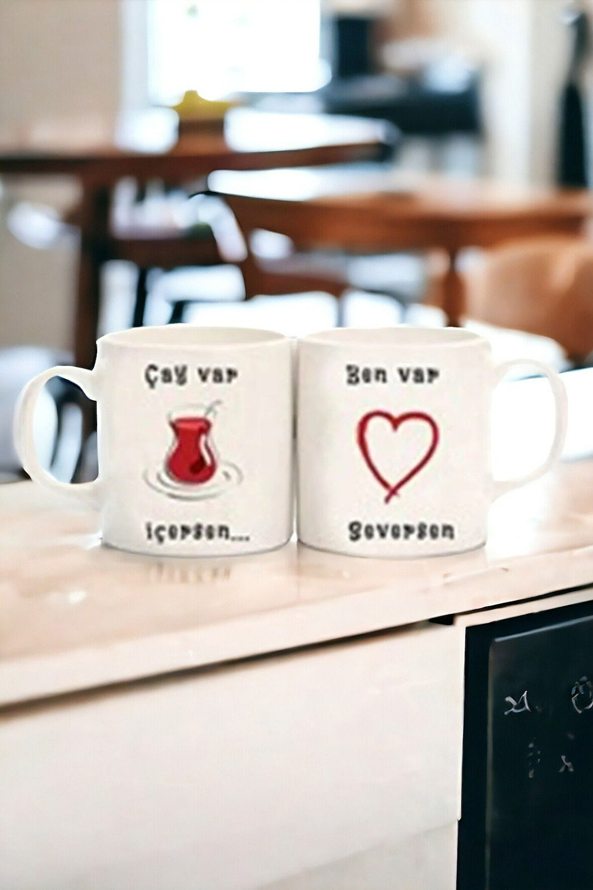 Hediyemi Sevgili Kupaları Çay Var Içersen Ben Var Seversen Kupa Bardak