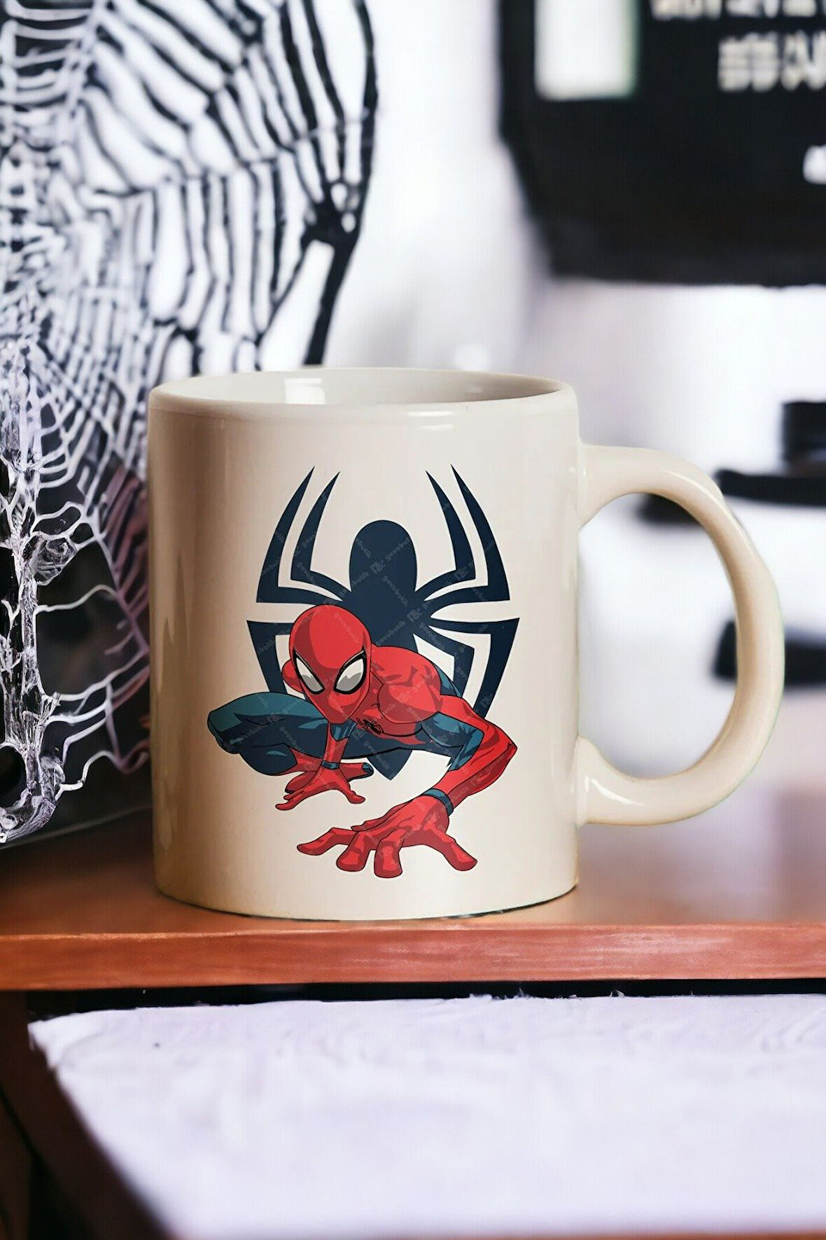 Hediyemi "spiderman" Baskılı Kupa Bardak - Sevgililer Günü Hediye