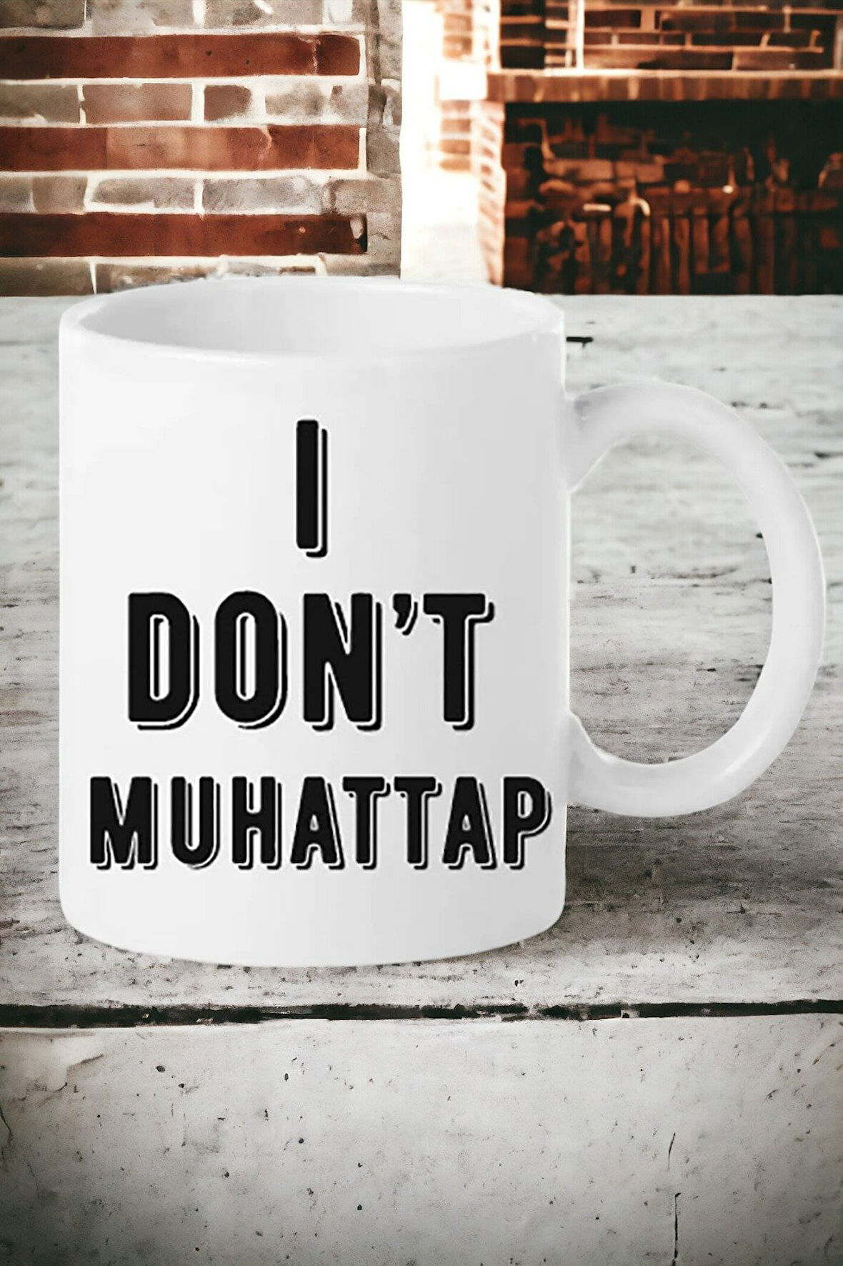 Hediyemi I Don't Muhattap Baskılı Porselen Kupa Bardağı Kupa Bardak