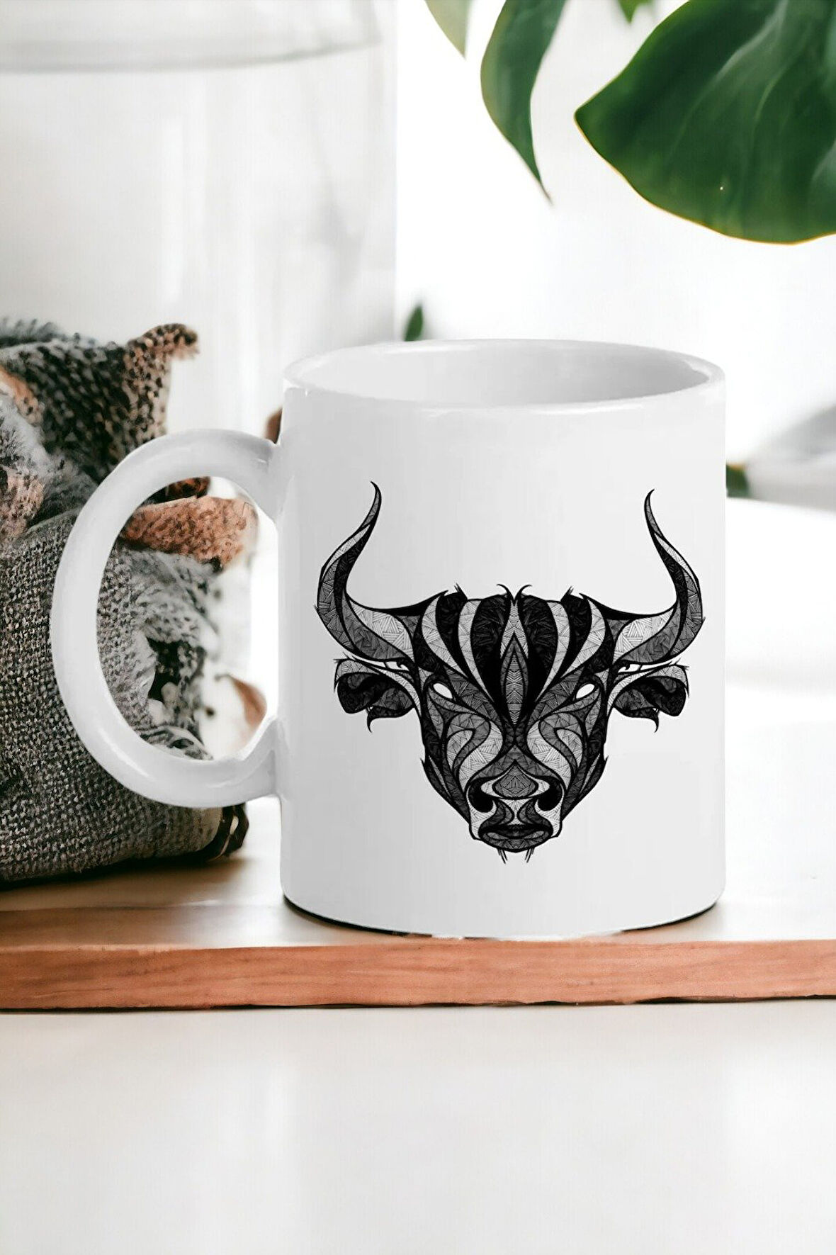 Hediyemi Boğa Bull Baskılı Kupa Bardak