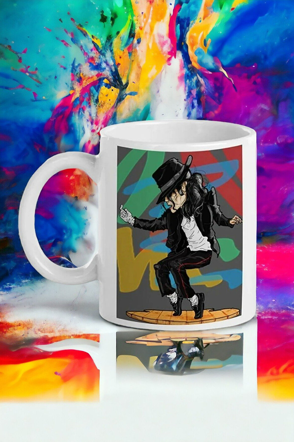 Hediyemi Michael Jackson Baskılı Kupa Bardak