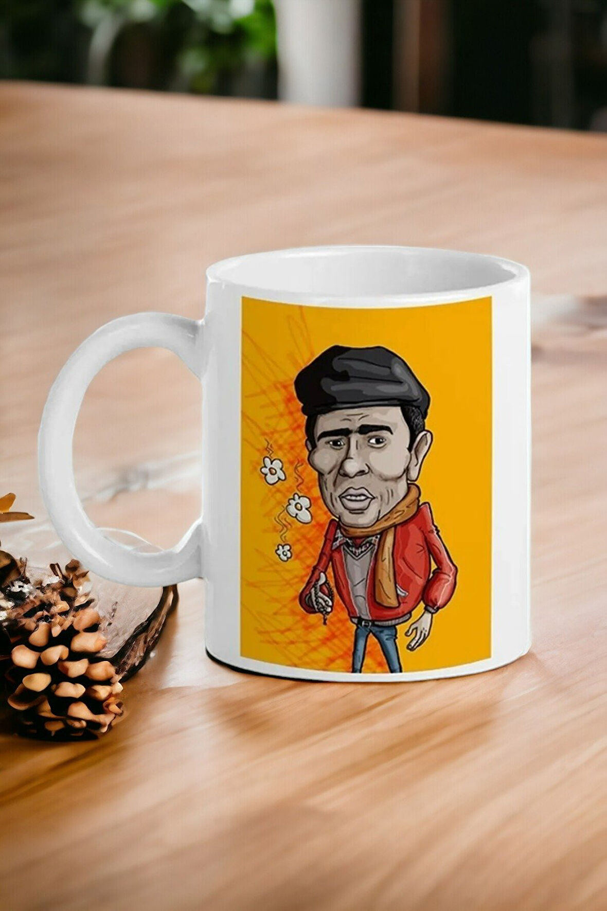 Hediyemi Çiçek Abbas Baskılı Kupa Bardak