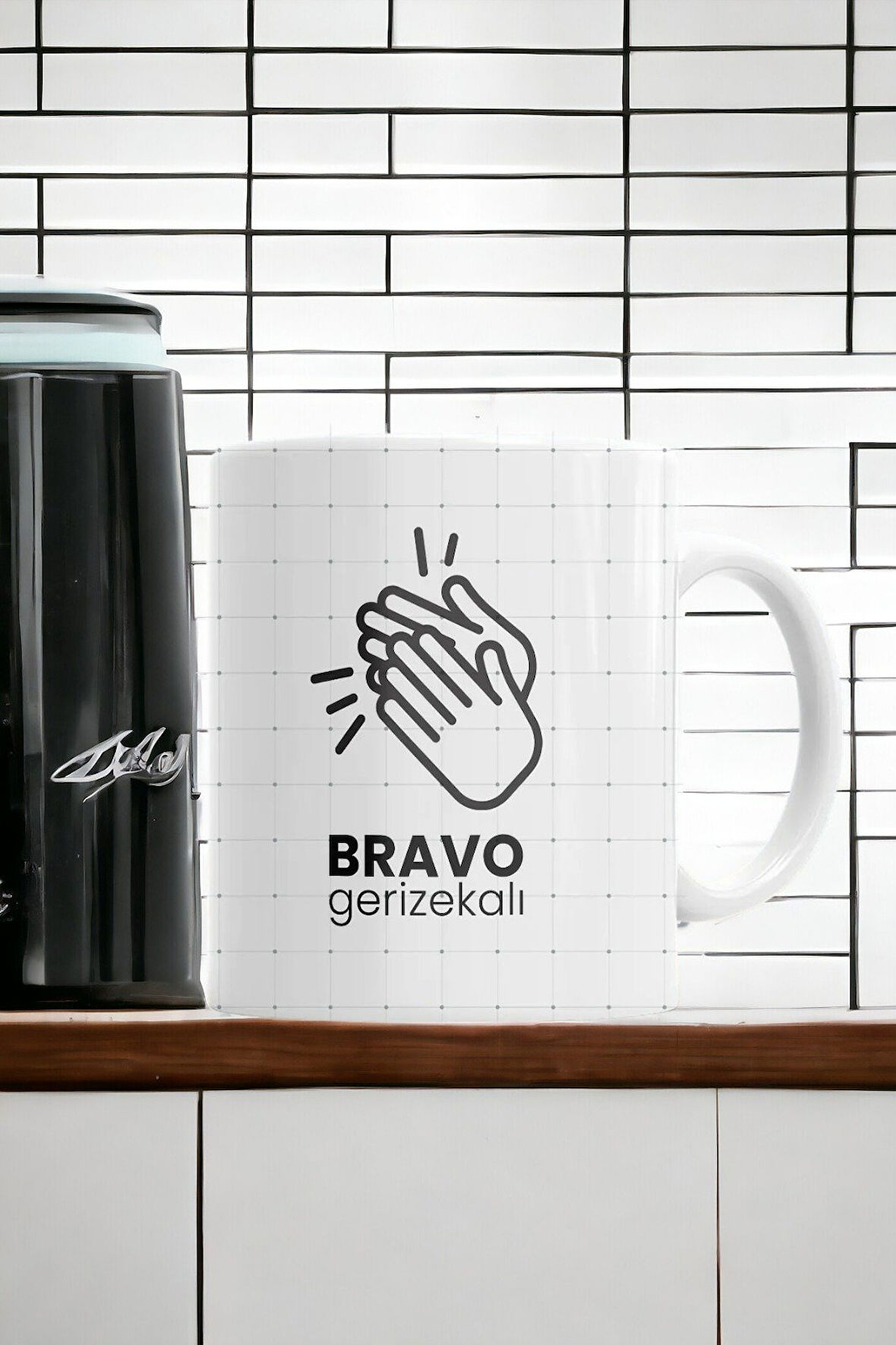 Hediyemi Bravo Espirili Baskılı Kupa Bardak